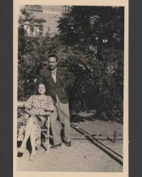 Magda Dumitrescu mit unbekanntem Mann