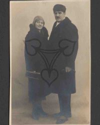 Magda Dumitrescu mit unbekanntem Mann