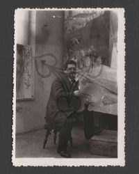 Nicolae Vermont im Atelier