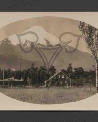 Vulkan Osorno in Chile mit Hotel Ensenada