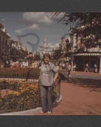 Unbekannte Frau in Disney-World, Florida
