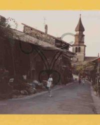 Unbekannte Frau in Yvoire (Haute-Savoie)