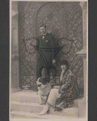 König Carol II. von Rumänien mit Königin Elena