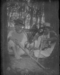 Personengruppe im Wald