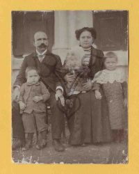 Ilie Constantinescu mit Familie