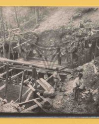 Bauarbeiten an einem Bahnviadukt oder Tunnel
