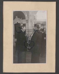 Nicolae Titulescu (li.) und Mihai Ispasiu