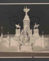 Model eines Denkmals für Königin Marie und König Ferdinand von Rumänien
