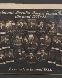 Absolventii Liceului Avram Iancu Brad din Anul 1927 - 28