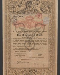 100 Gulden Staatsschuldverschreibung. Ein Hundert Gulden österreichischer Währung, No. 214.306