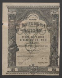 Staatsanleihe 5 % von 1916, Lei-Titel 100 Nr. 086743