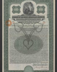 7 % Guaranteed External Sinking Fund Gold Bond, Stabilisation and Development Loan of 1929, due February I, 1959, Five Hundred Dollars, No. D 2695