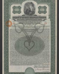 7 % Guaranteed External Sinking Fund Gold Bond, Stabilisation and Development Loan of 1929, due February I, 1959, Five Hundred Dollars, No. D 2695