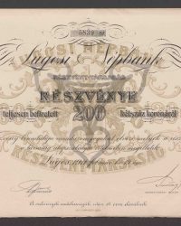 Aktie über volleingezahlte zweihundert Kronen. No. 5839