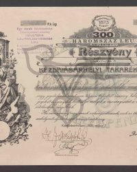 Aktie. 300 Dreihundert Lei, Nummer 9237