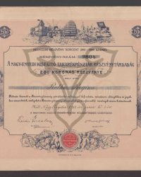 200 Kronen-Aktie. Vierte Aktienreihe 2001-3000. Aktiennummer: 2804