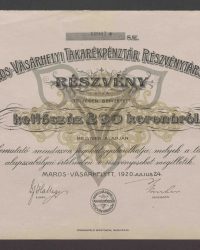 Aktie. Sechzig Kronen. Nr. 10987
