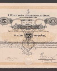 Aktie. Jeweils mit einem Nennwert von 200 Kronen, insgesamt 5000 Kronen. Nummern 13376 - 13400