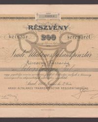 Aktie. Zweihundert Kronen. Nummer 01969