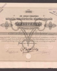 Aktie. 200 Forint. Nummer 3864+B163BB155:B314