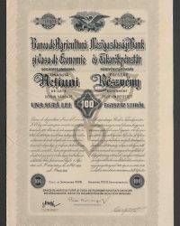 Einhundert Aktien zu je einhundert Lei, vollständig eingezahlt. Nummer 270301, Nummer 270400