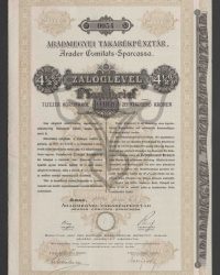 4 1/2 % Pfandbrief. 10.000 Zehntausend Kronen. No. 0054