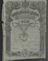 Obligation des Bezirks- und Communal-Credits über Mark 405