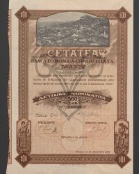 Nominalaktie zu 500 Lei. No. 029625