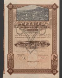 Nominalaktie zu 500 Lei. No. 029625
