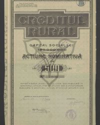 Nominalaktie. 500 Lei. No. 407461