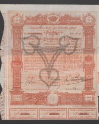 Lettre de Gage Privilegiee de 1000 Lei, Seria de 5 %. No. 59