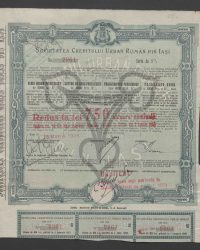 Lettre de Gage de 1000 Frcs, Seria de 5 %. No. 2961