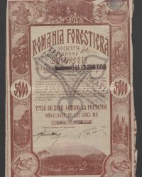 Grundkapital 13.396.000 Lei, aufgeteilt in 20.000 Aktien zu je 500 Lei. Inhaberaktie über zehn Aktien im Wert von fünftausend Lei. 18951 - 18960