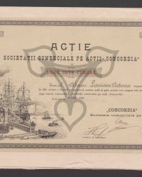 Aktie über Zweihundert Kronen. No. 0320